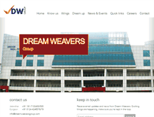 Tablet Screenshot of dreamweaversgroup.com